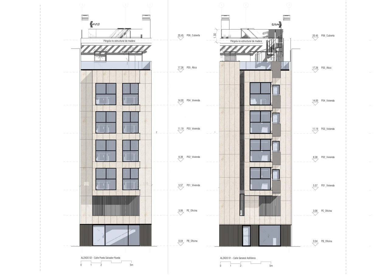 Astilleros edificio skech